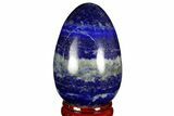 Polished Lapis Lazuli Egg - Pakistan #170869-1